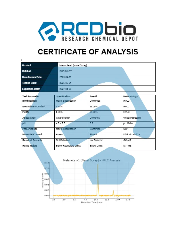 RCD Melanotan 1 Nasal Spray